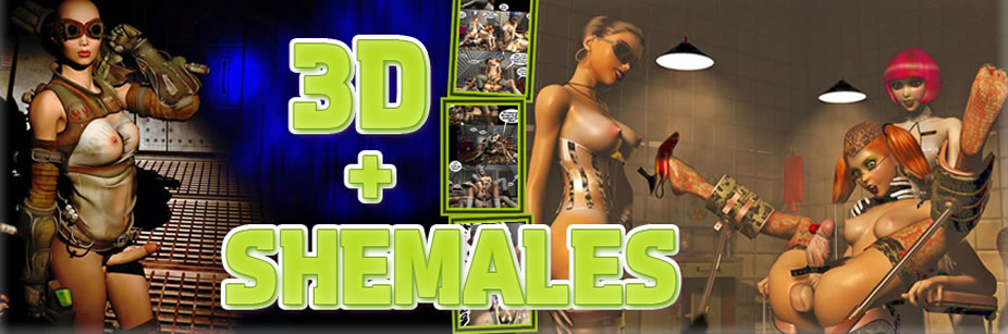 horny 3d shemale sluts fuck guys and girls